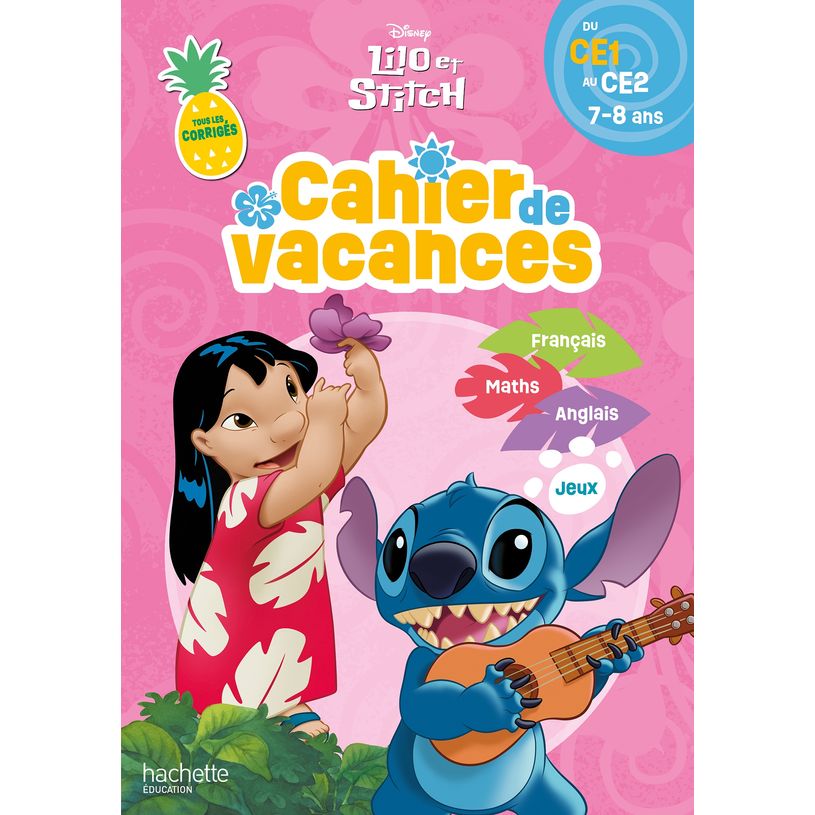 9782017326298-Disney - Lilo et Stitch - Du CE1 au CE2 - Cahier de vacances --0