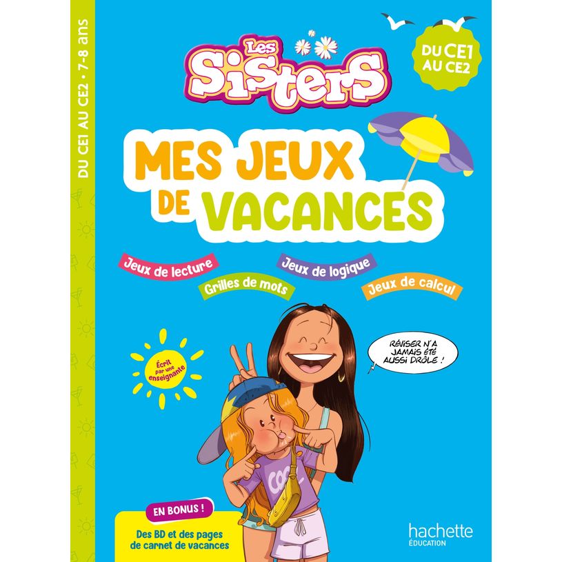 9782017326151-Les Sisters - Mes jeux de vacances - Du CE1 au CE2--0