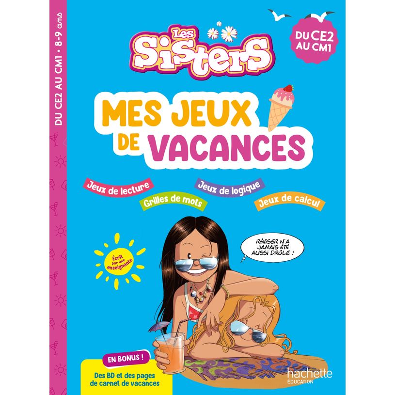 9782017326168-Les Sisters - Mes jeux de vacances - Du CE2 au CM1--1