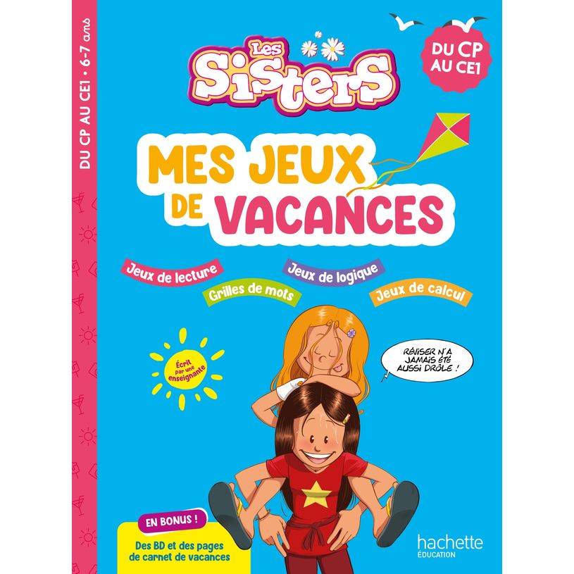 9782017326175-Les Sisters - Mes jeux de vacances - Du CP au CE1--0