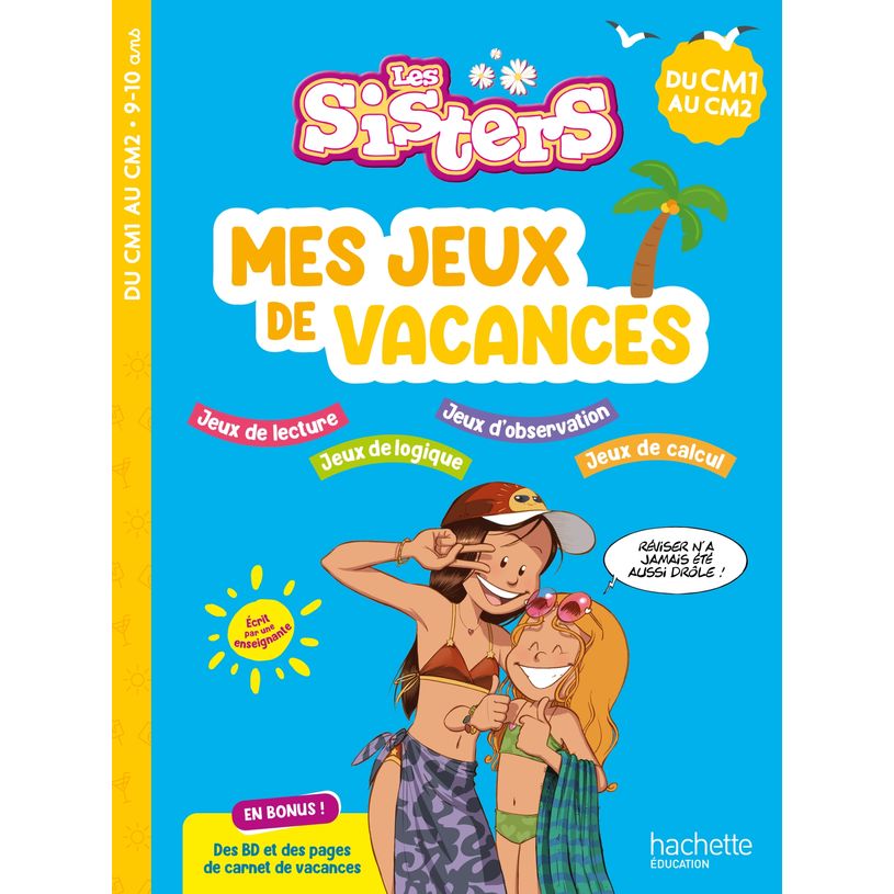 9782017326182-Les Sisters - Mes jeux de vacances - Du CM1 au CM2--0