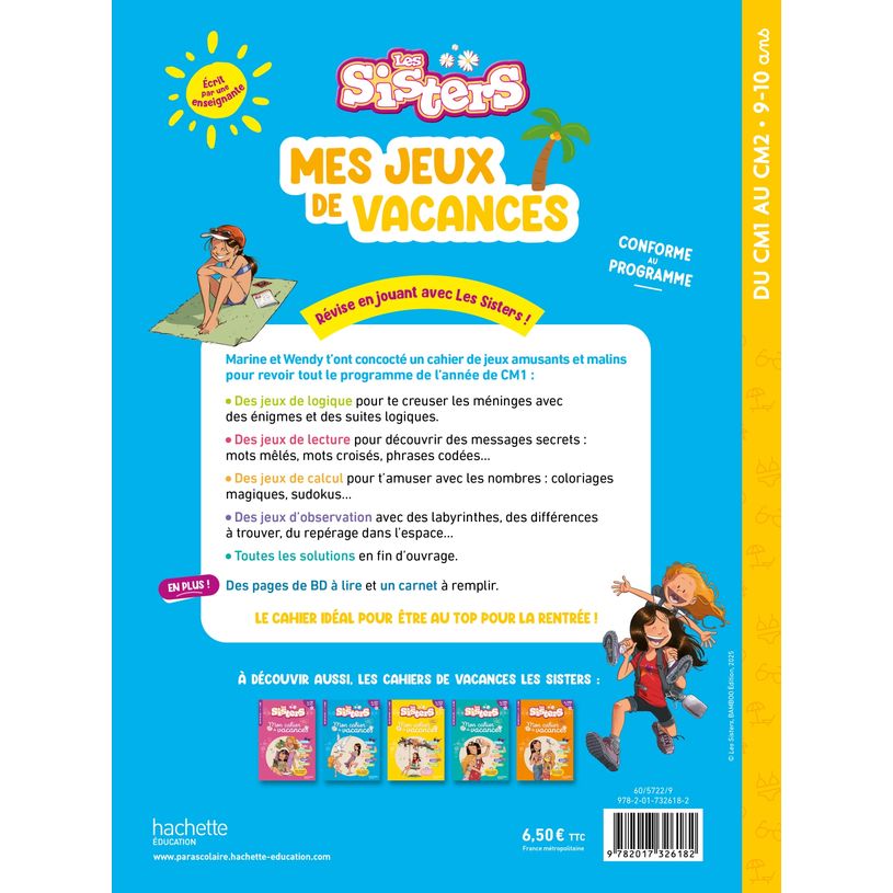 9782017326182-Les Sisters - Mes jeux de vacances - Du CM1 au CM2--1