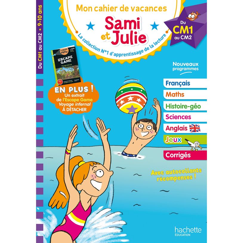 9782017326366-Sami et Julie - Du CM1 au CM2 - Cahier de vacances--0