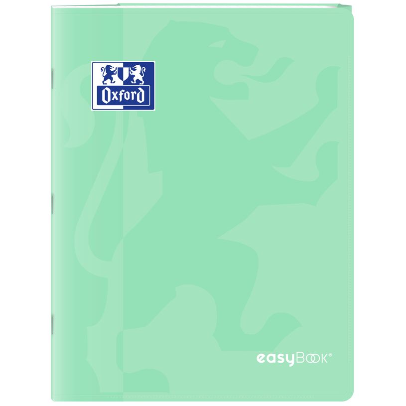 3020120296791-Oxford EasyBook Pastel – Cahier  24 × 32 cm – 96 pages – grands carreaux (Seyès) – vert--0