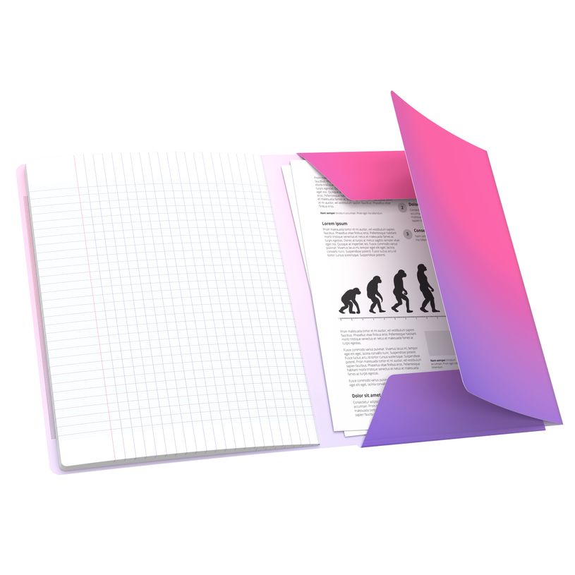 3020120297071-Oxford EasyBook Fusion – Cahier polypro – 24 × 32 cm – 96 pages – grands carreaux (Seyès) –--1
