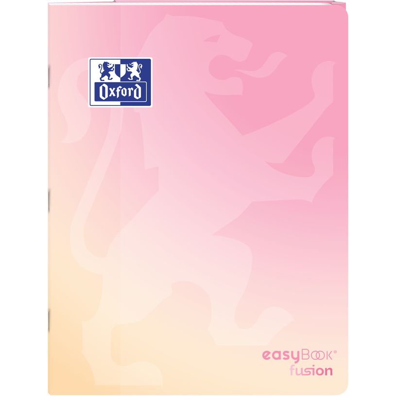3020120297309-Oxford EasyBook Fusion Pastel – Cahier polypro – 24 × 32 cm – 96 pages – grands carreaux (Sey