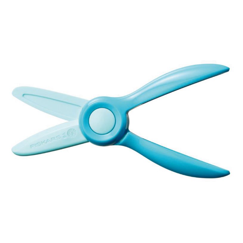 6424002014713-Ciseaux débutants - ambidextres - 2 ans + - 11 cm - FISKARS --1