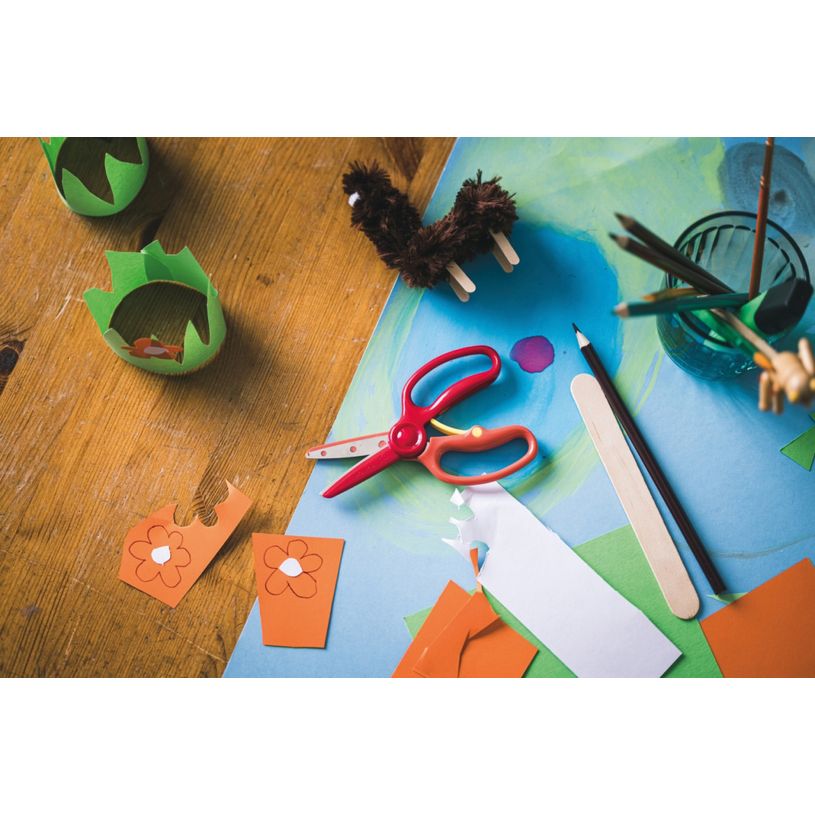 6424002014720-Ciseaux entrainement - ambidextres - 3 ans + - 13 cm - FISKARS--2