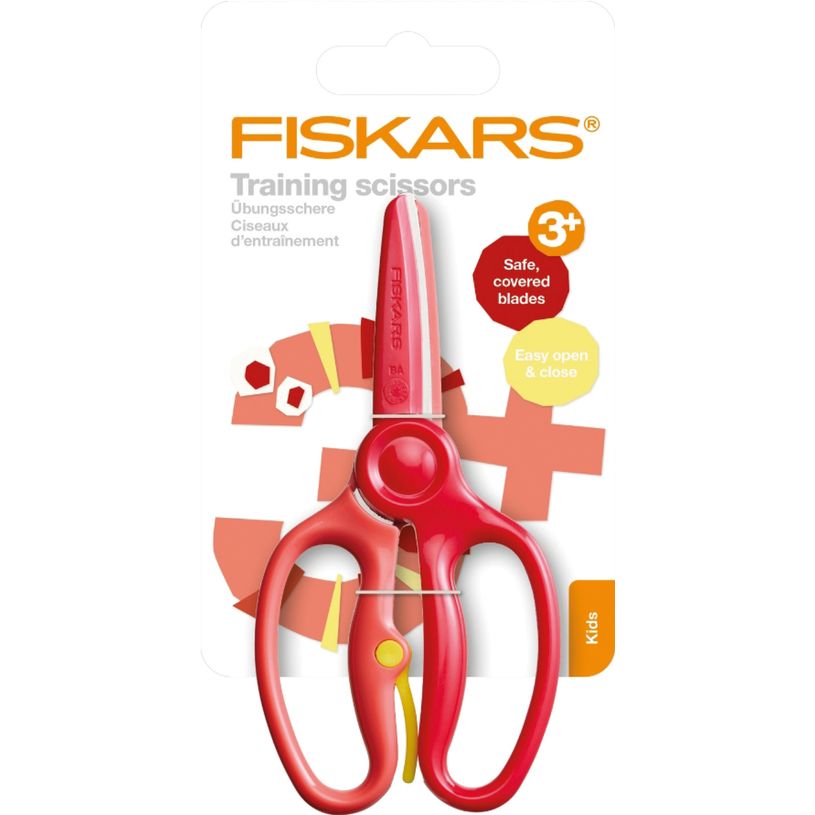 6424002014720-Ciseaux entrainement - ambidextres - 3 ans + - 13 cm - FISKARS--4