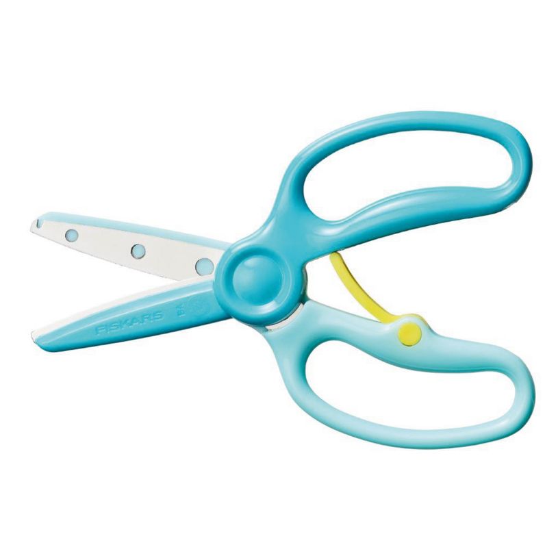 6424002014737-Ciseaux entrainement - ambidextres - 3 ans + - 13 cm - FISKARS--0