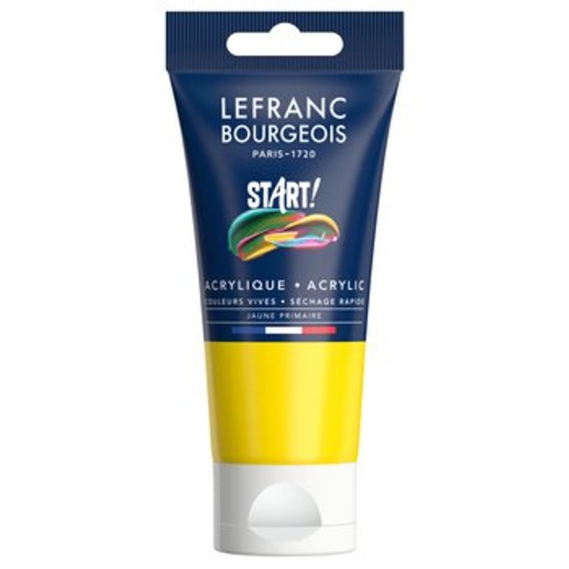 3013643022060-Colart - Peinture Start Acrylique 75 ml - Jaune Primaire--0