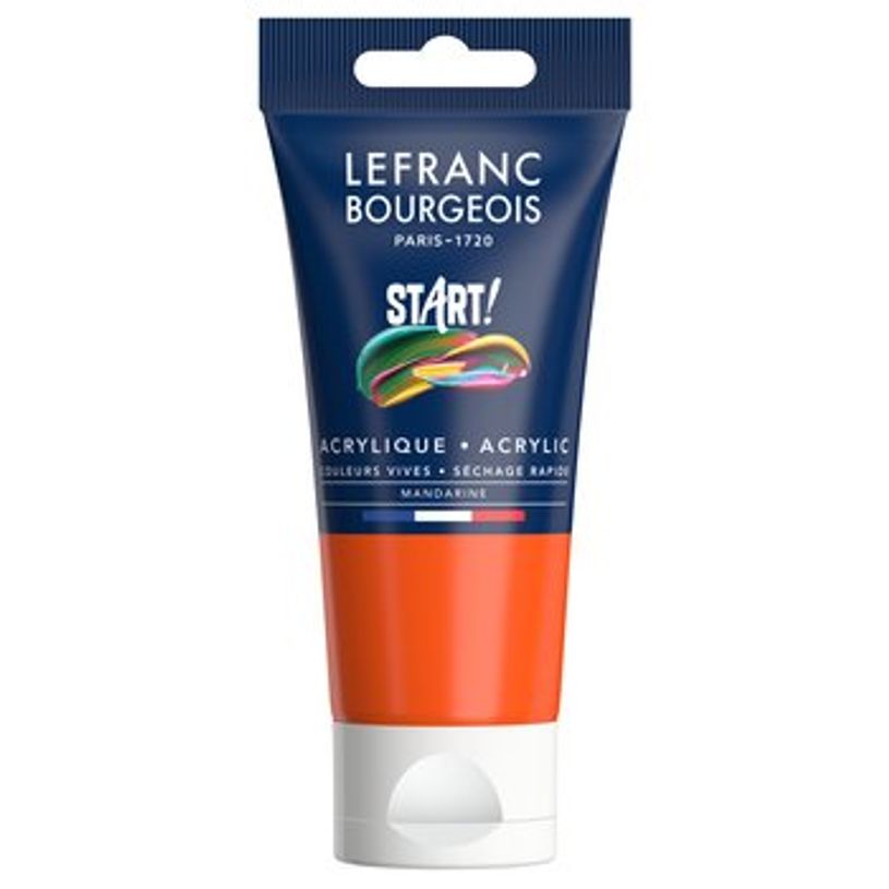 3013643022084-Colart - Peinture Start Acrylique 75 ml - Mandarine--0