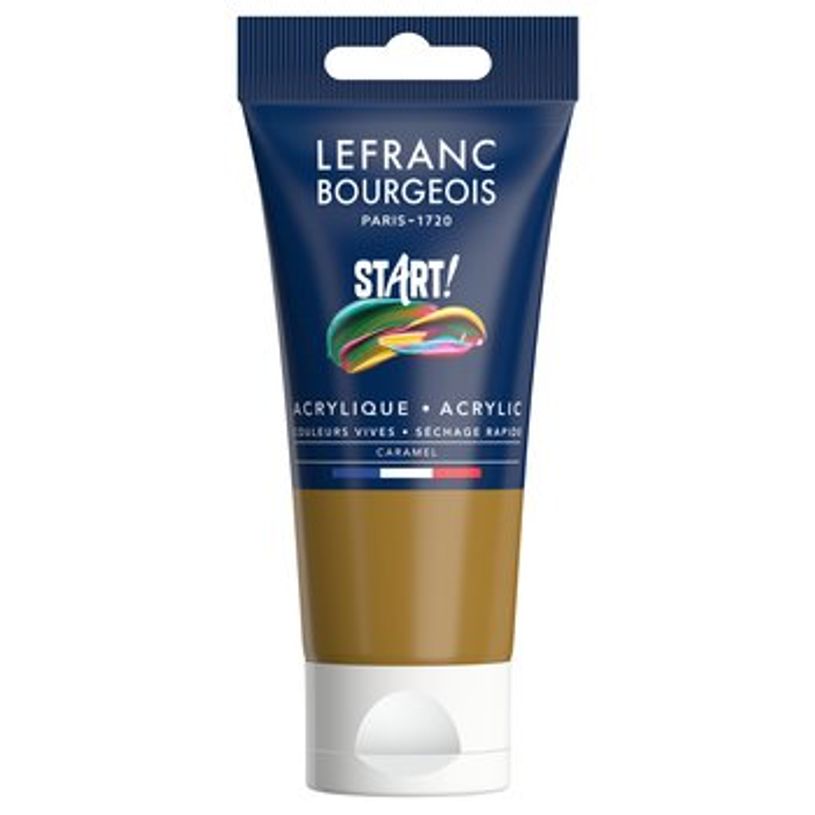 3013643022282-Colart - Peinture Start Acrylique 75 ml - Caramel--0