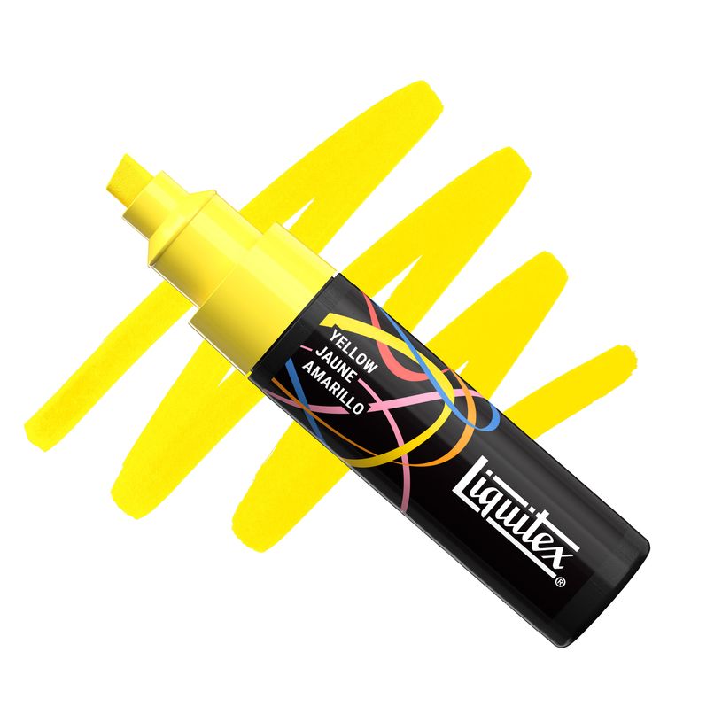 887452064916-Liquitex Marqueur - 8mm - JAUNE--2