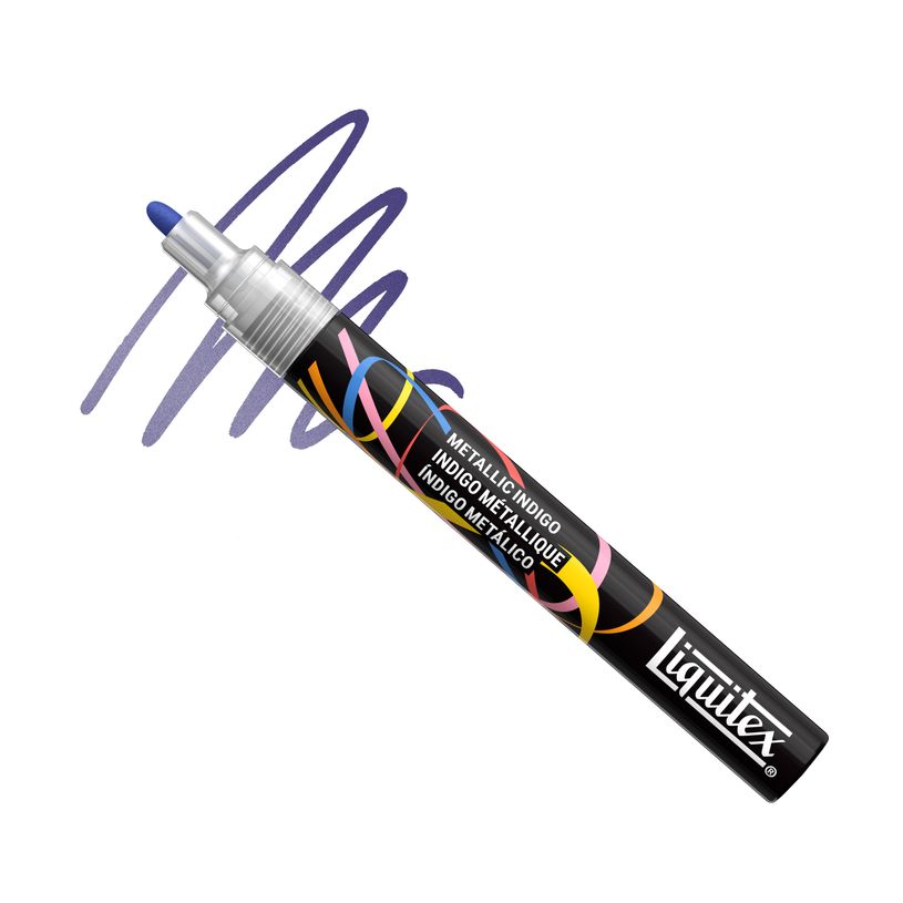 887452065203-Liquitex Marqueur - 2mm - INDIGO METALLIQUE--3