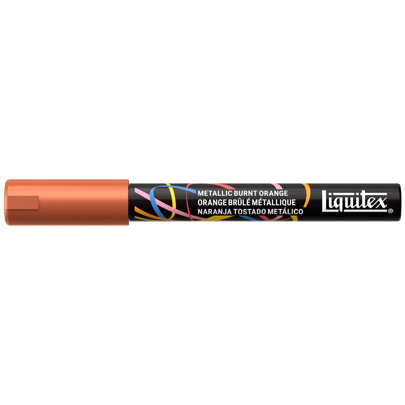 887452065227-Liquitex Marqueur - 2mm - ORANGE BRULE METALLIQUE--0