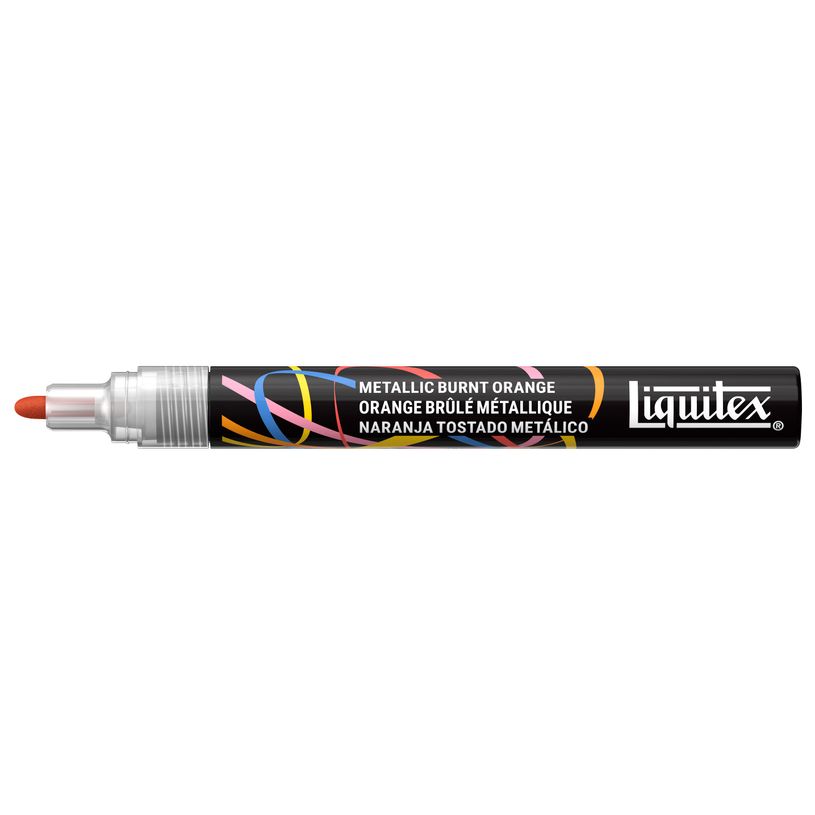 887452065227-Liquitex Marqueur - 2mm - ORANGE BRULE METALLIQUE--1