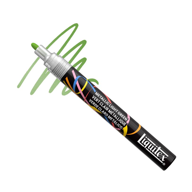 887452065265-Liquitex Marqueur - 2mm - VERT CLAIR METALLIQUE--3