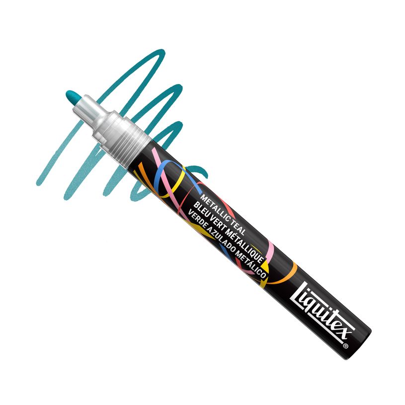 887452065289-Liquitex Marqueur - 2mm - TEAL METALLIQUE--3