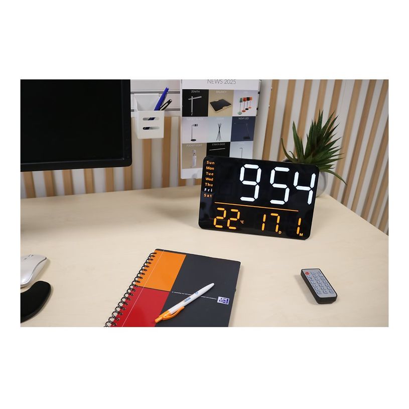 3595560042500-UNILUX Numi - Horloge digital à Led - noir-P_405268050_11-3
