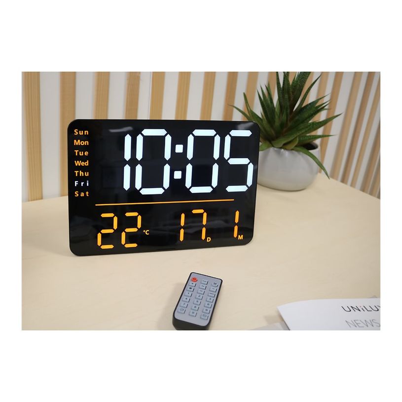 3595560042500-UNILUX Numi - Horloge digital à Led - noir-P_405268050_9-9