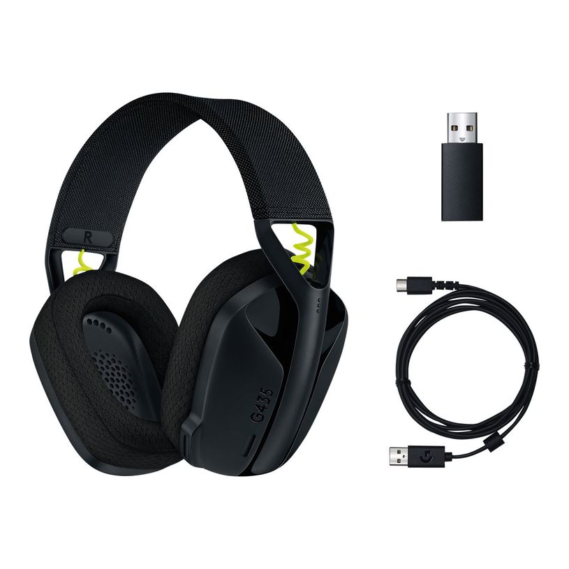 5099206095007-Logitech Lightspeed G435 - Casque sans fil avec micro - noir-P_405268059_1-7