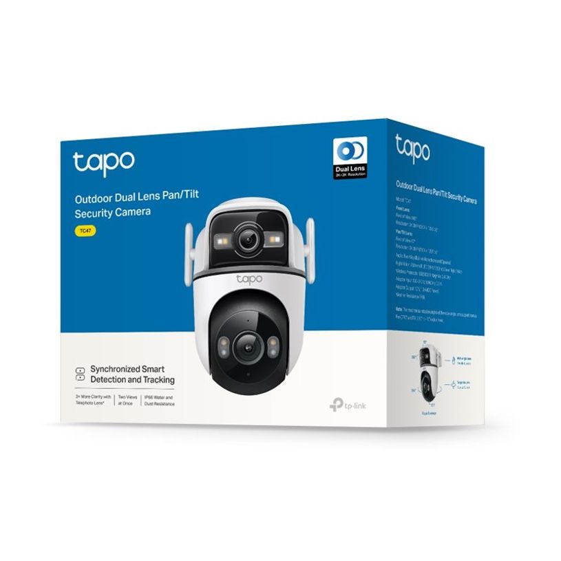 1210002611190-Tapo TC47 V1 - Caméra de surveillance - extérieur - couleur (Jour et nuit) - sans fil-P_405268079_4-3