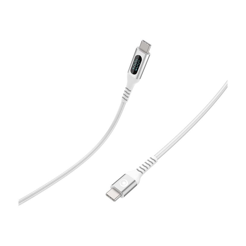 3571211551829-Bigben Connected - Câble USB-C vers USB-C - Tissé avec écran - 1.2m - Blanc-P_405268136_3-5