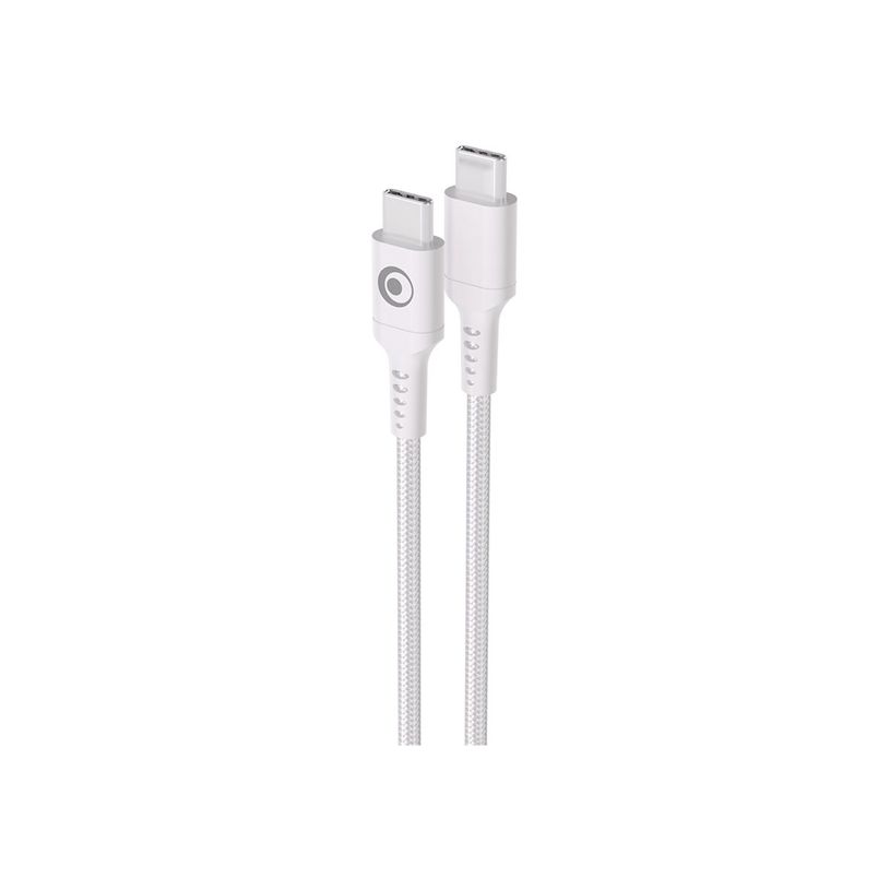 3571211538424-Bigben Connected - Câble USB-C vers USB-C - Tissé - 2m - Blanc-P_405268138_4-7
