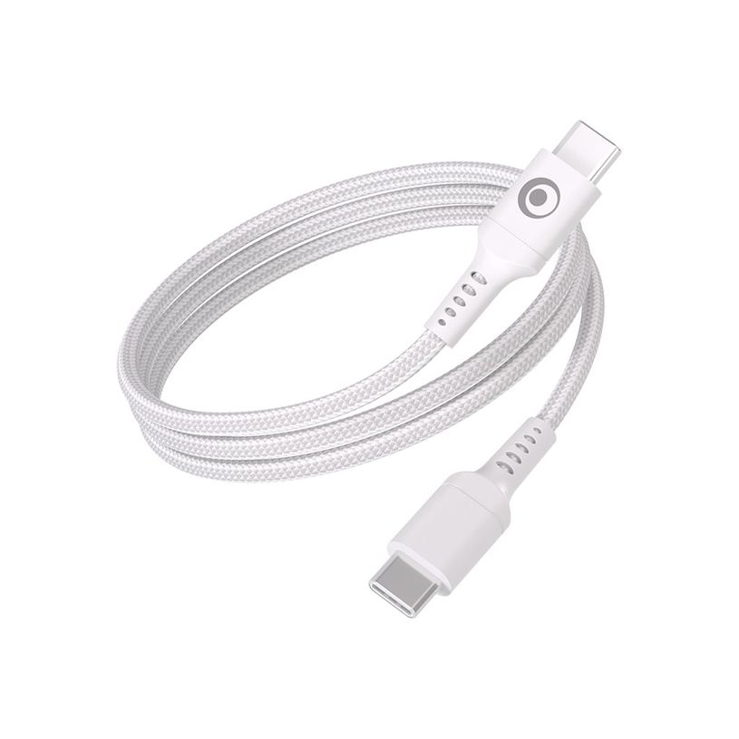 3571211538424-Bigben Connected - Câble USB-C vers USB-C - Tissé - 2m - Blanc-P_405268138_5-8