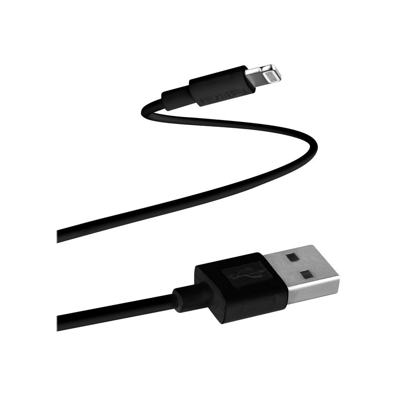 3303170080917-T'nB - Câble Lightning - Lightning mâle pour USB mâle - 1 m - noir-P_405268238_3-1