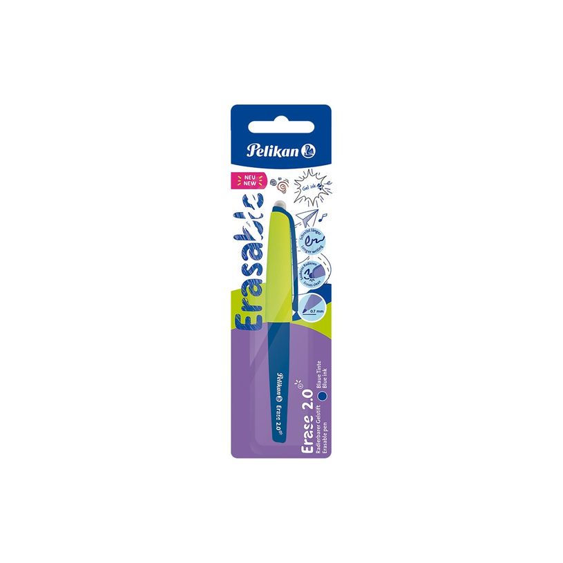 5901389584912-Pelikan Erase 2.0 - Roller - non permanent - bleu - encre en gel thermosensible - 7 mm - -P_405268372_12-2
