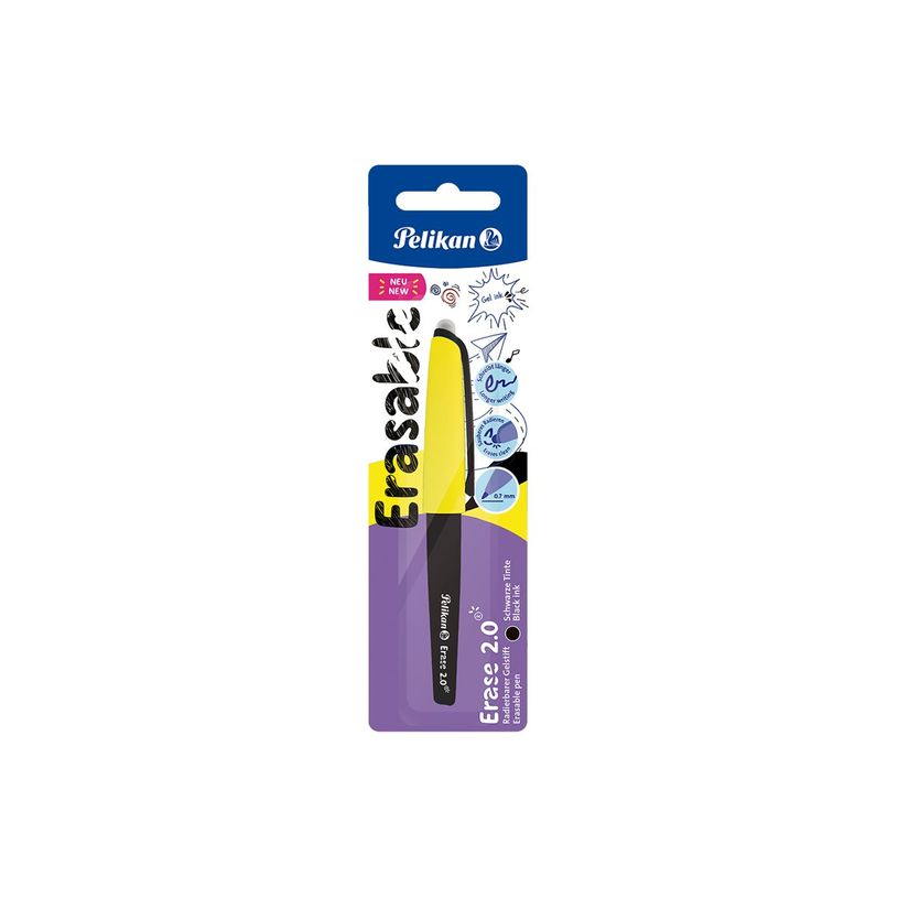 5901389584929-Pelikan Erase 2.0 - Roller - non permanent - noir - encre en gel thermosensible - 7 mm - m-P_405268373_2-3