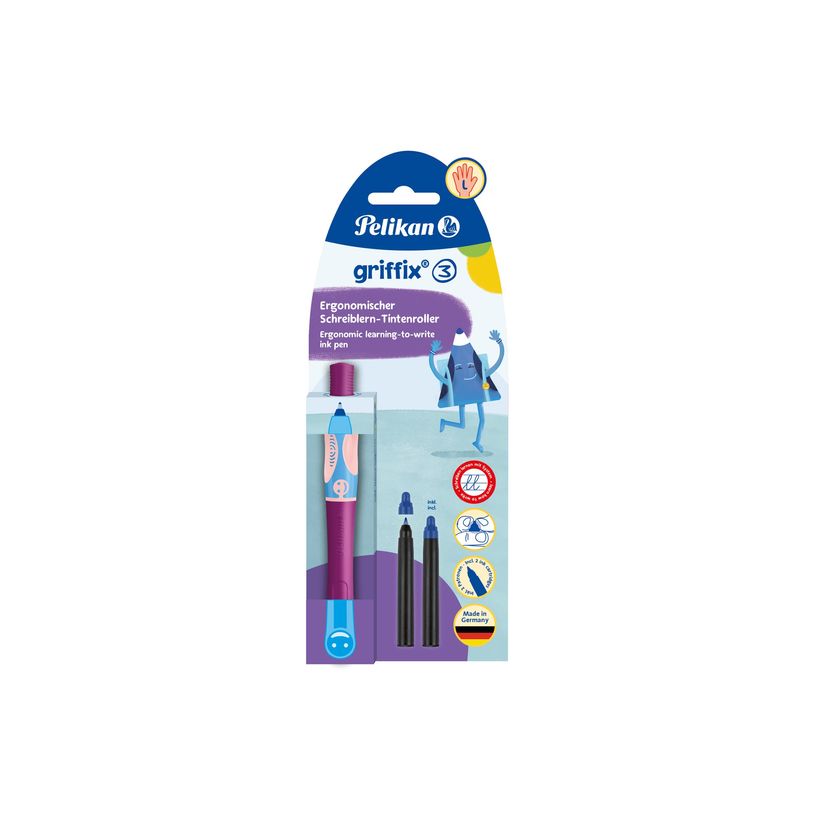 4012700821058-Pelikan Griffix 3 - Stylo à bille - non permanent - bleu-P_405268405_4-1