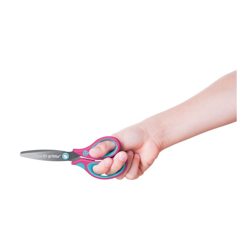 4012700819024-Pelikan - Ciseaux écolier Griffix - Pink - droitier - 14 cm-P_405268439_2-2