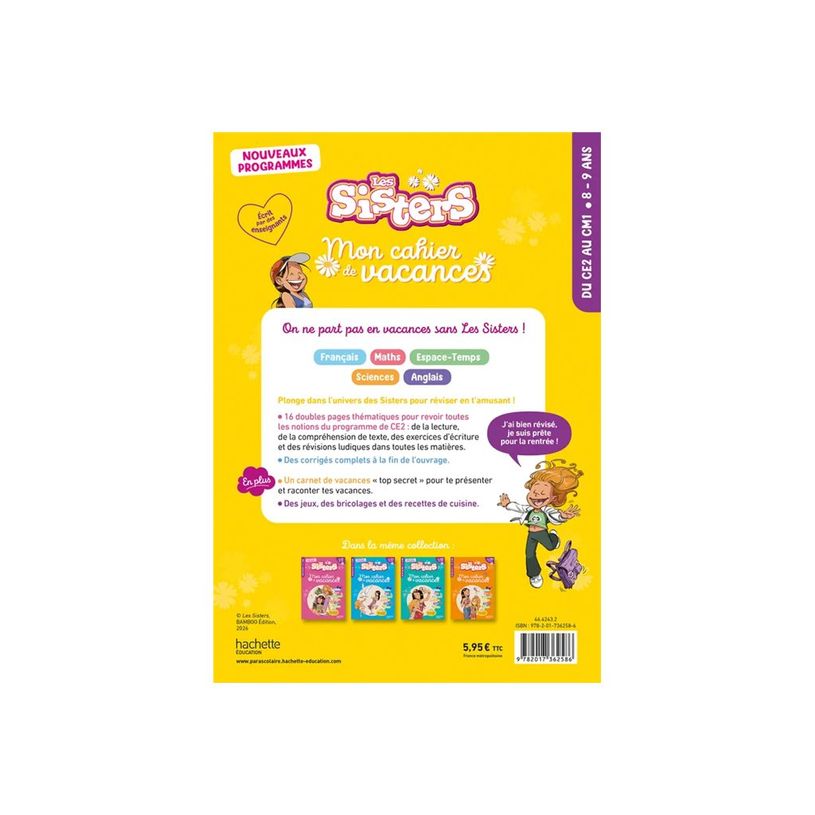 9782017362586-Les Sisters - Mon cahier de vacances - CE2 / CM1-P_405268643_4-4