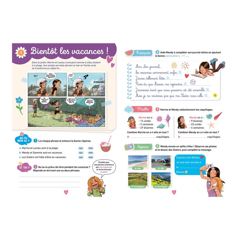 9782017362579-Les Sisters - Mon cahier de vacances - CE1 / CE2-P_405268646_5-4