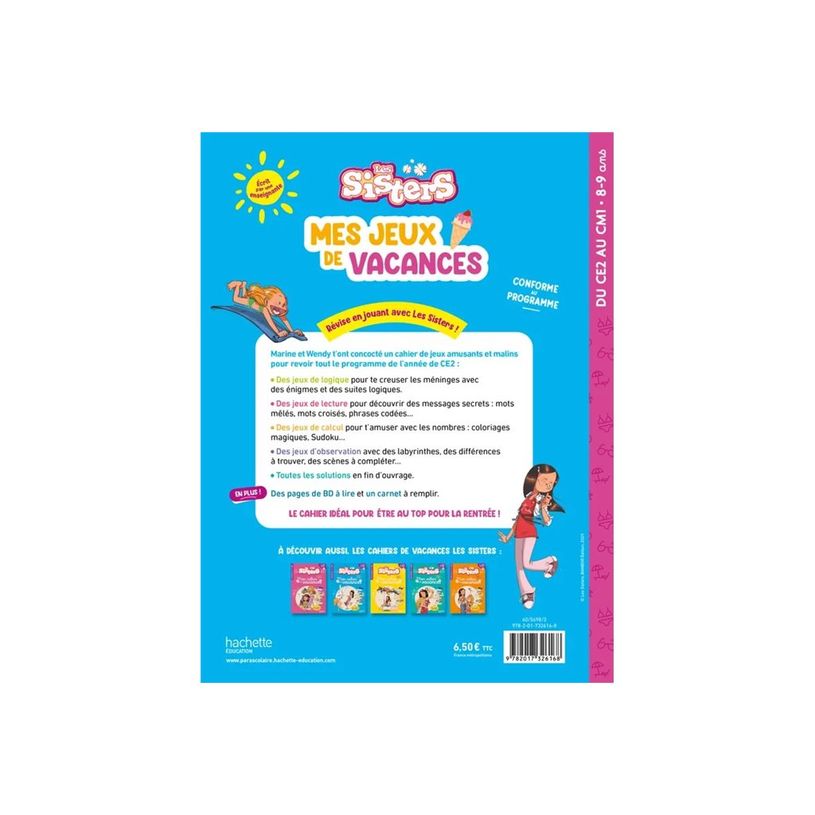9782017326168-Les Sisters - Mes jeux de vacances - Du CE2 au CM1-P_405268649_2-2
