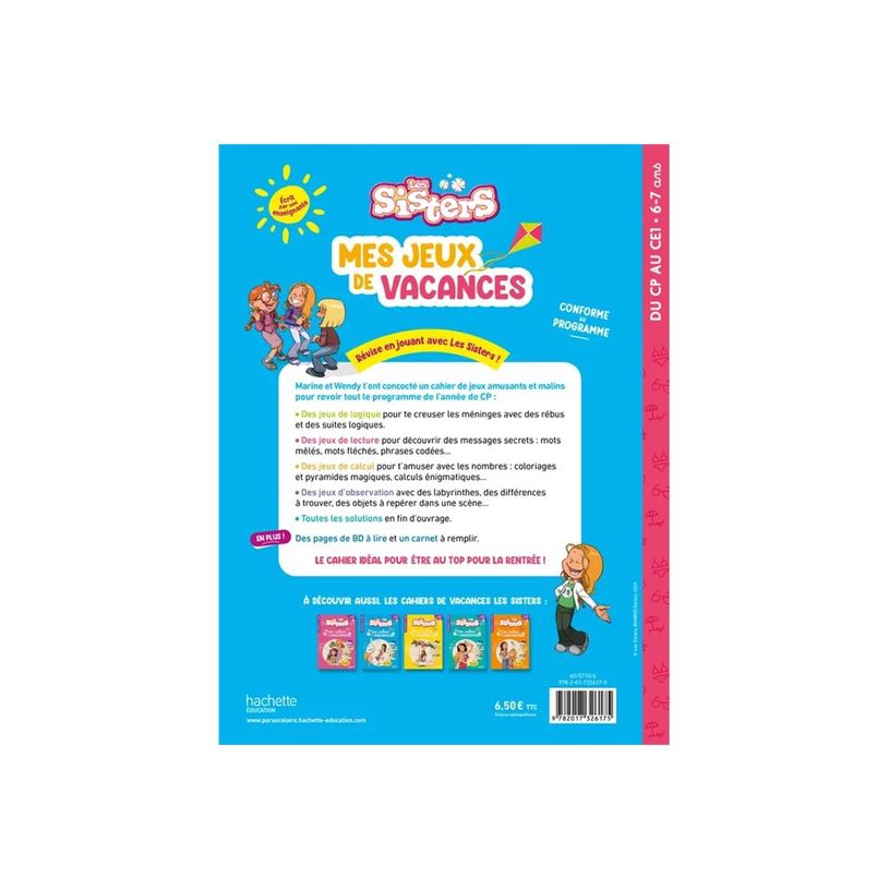 9782017326175-Les Sisters - Mes jeux de vacances - Du CP au CE1-P_405268650_4-6