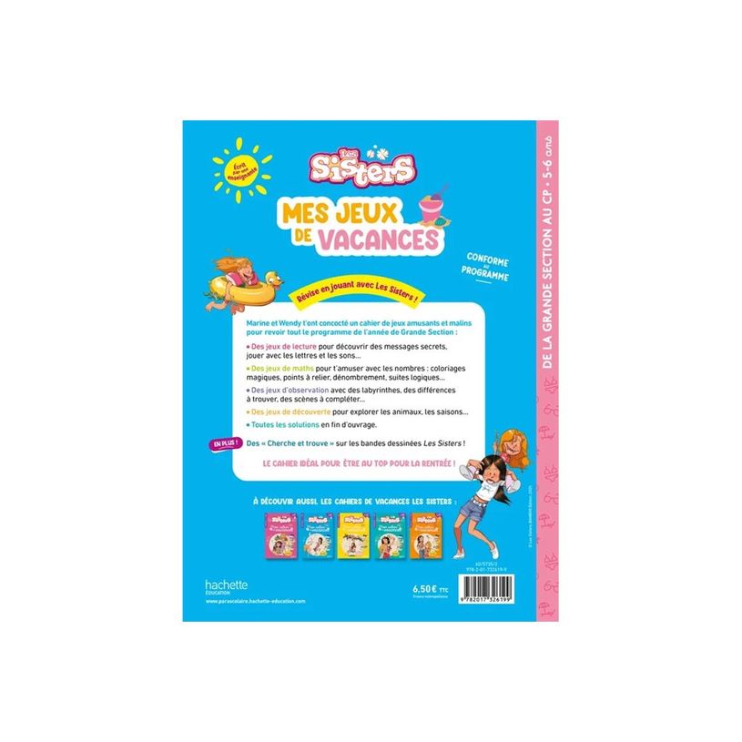 9782017326199-Les Sisters - Mes jeux de vacances - De la Grande Section au CP-P_405268652_6-6