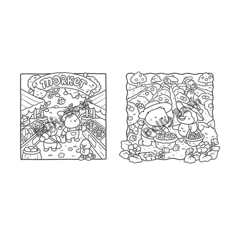 9782295016942-Séjour tout doux à la ferme - Belly Bean - Coloriages mignons et cosy - Cosy colo-P_405268669_3-2