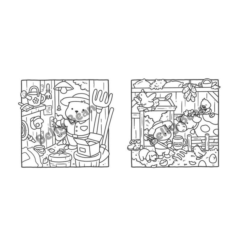 9782295016942-Séjour tout doux à la ferme - Belly Bean - Coloriages mignons et cosy - Cosy colo-P_405268669_4-3