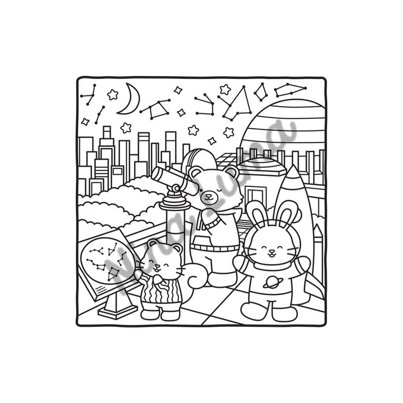 9782295017208-Snuggly friends - Voyage autour du monde - Nina Luma - Coloriages cosy et mignons - Cosy c-P_405268670_2-3