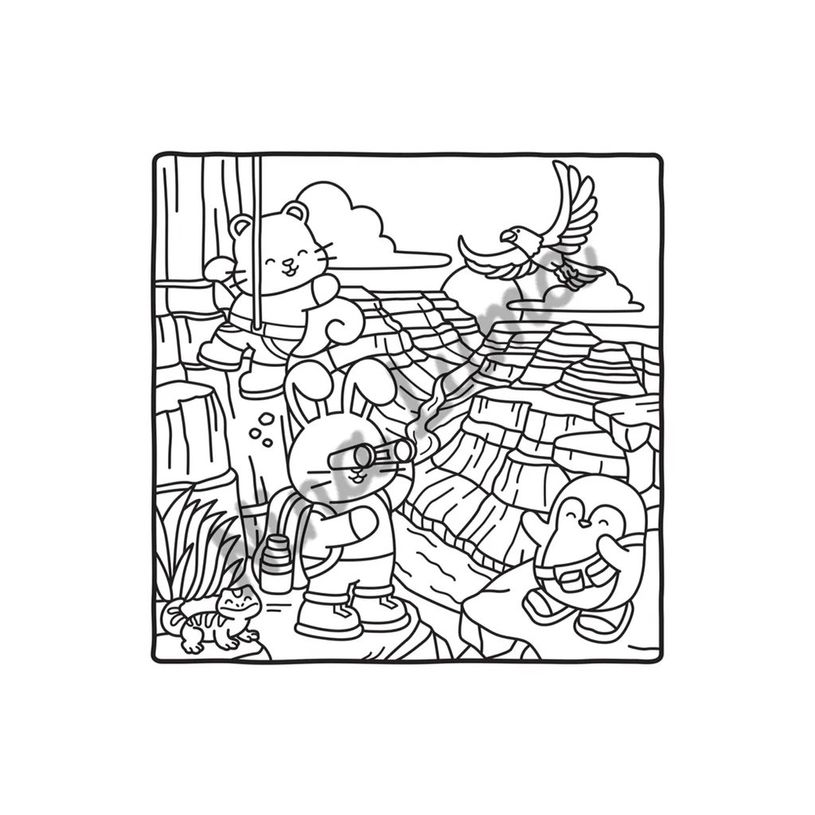 9782295017208-Snuggly friends - Voyage autour du monde - Nina Luma - Coloriages cosy et mignons - Cosy c-P_405268670_3-7