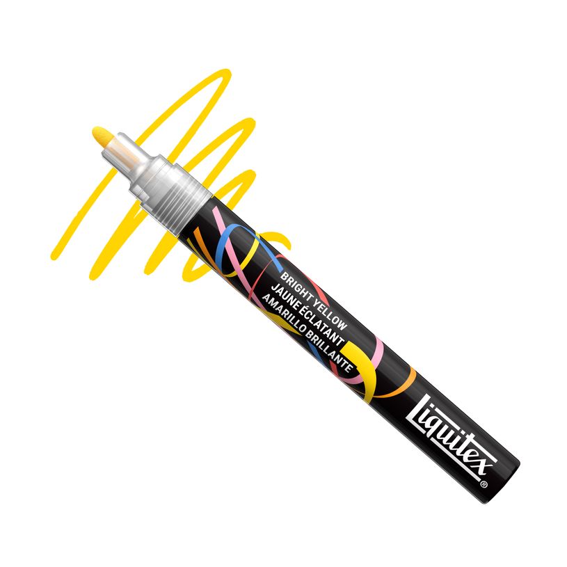 887452065463-Liquitex Marqueur - 2mm - JAUNE BRILLANT--3