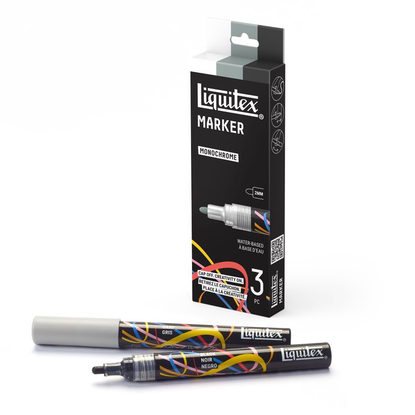 887452065562-Liquitex Marqueur - 3X2mm - MONOCHROME--3