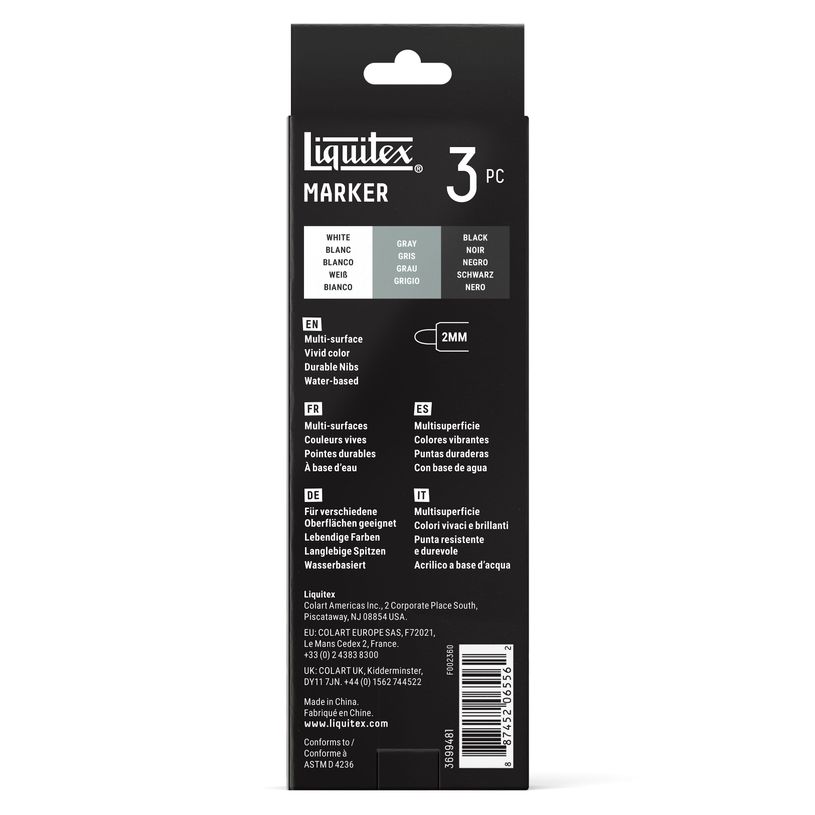 887452065562-Liquitex Marqueur - 3X2mm - MONOCHROME--4