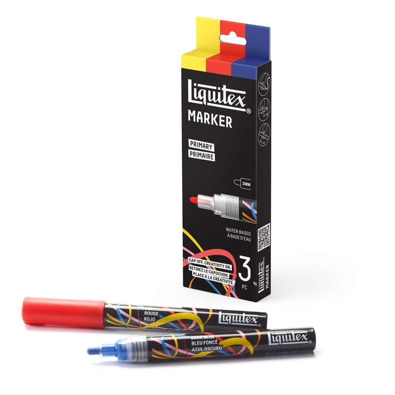 887452065586-Liquitex Marqueur - 3X2mm - PRIMAIRE--3
