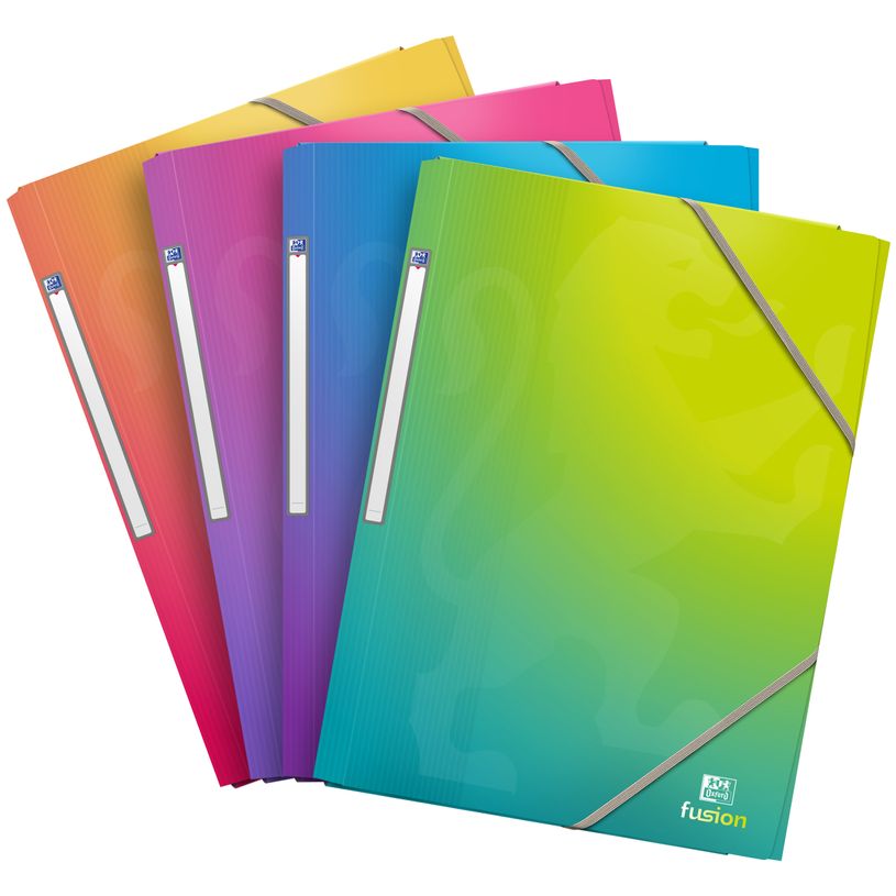 3045050476501-Oxford School life Fusion - Chemise polypro 3 rabats - A4 - disponible dans différentes couleurs--0