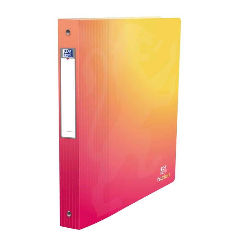 3045050476471-Oxford School Fusion - Classeur à anneaux - Dos 40 mm - A4 - pour 250 feuilles - différents coloris d--1